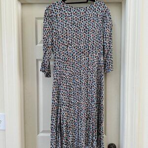 LOFT Floral Print Dress (Size 10)